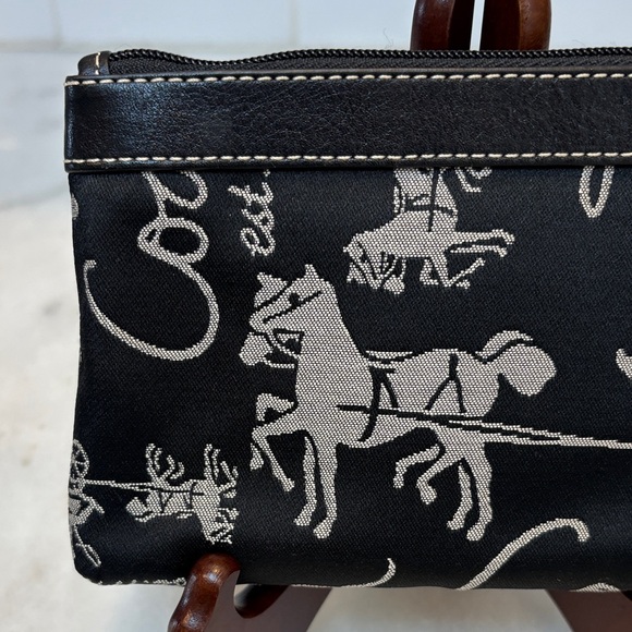 Coach Horse & Carriage Pleated Pouch Cosmetic Bag - Picture 7 of 15